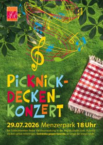 picknickdecken konzert plakat