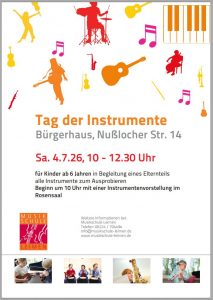 Musikalischer Sommer-Endspurt – Die Musikschule lädt ein!